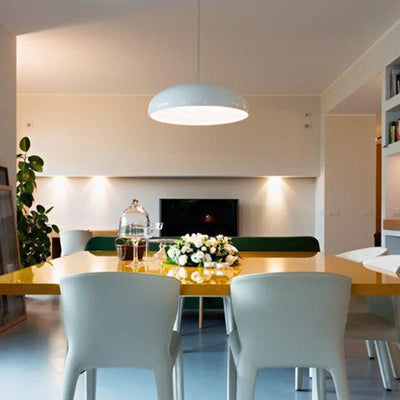 Lumiera LED Pendellampe – Justerbar Højde med Moderne Design Hvid Diameter 35CM Bonusvis