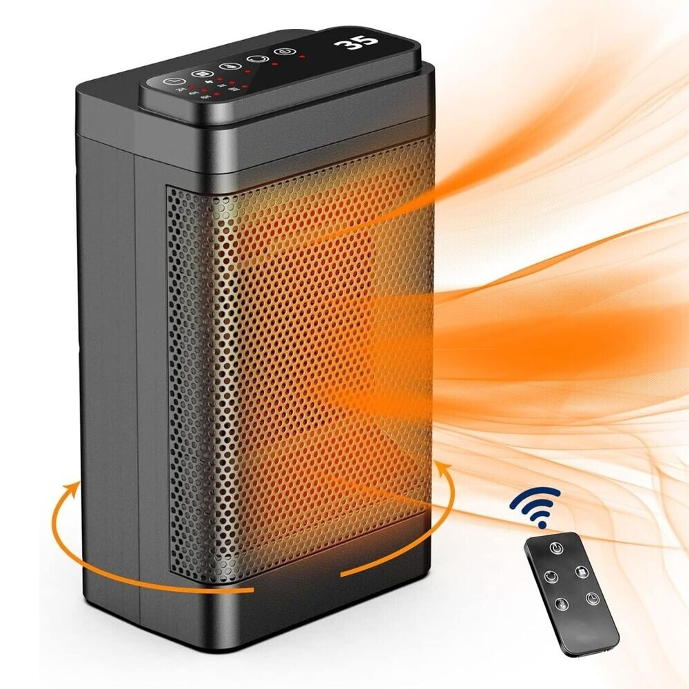 Mini Elektrisk Radiator 1500W – Hurtig og Effektiv Varme til Små Rum Bonusvis