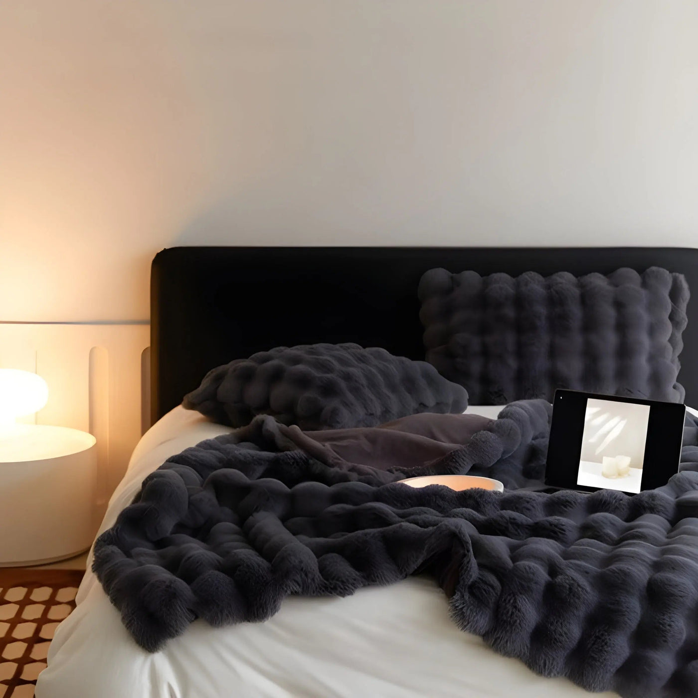 Fluff Bubble Fleece Tæppe – Luksus og Komfort til Dit Hjem Bonusvis