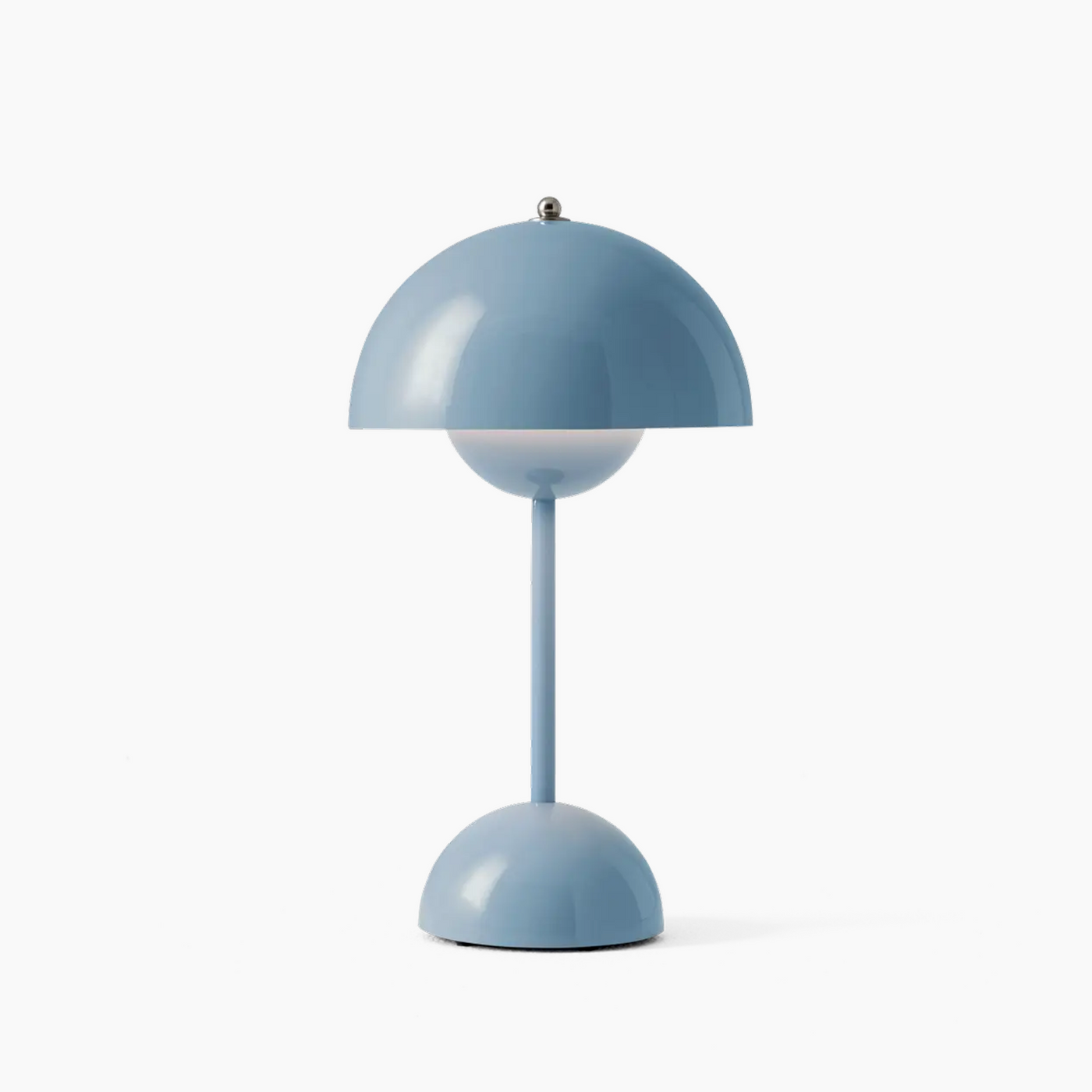 Flowerpot V2 Bordlampe – Ikonisk Design og Tidløs Elegance Lyseblå Bonusvis