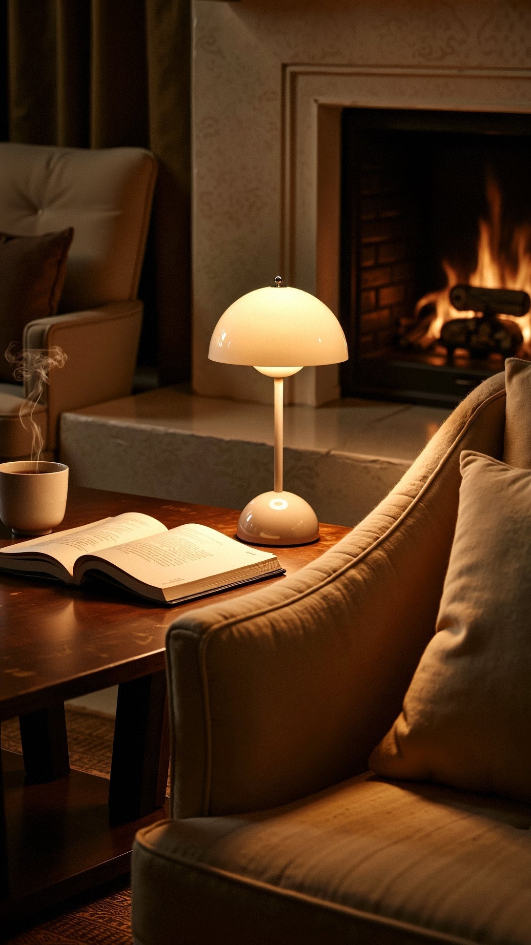 Elegant Lampe Bord – Minimalistisk Design med Justerbart Lys Bonusvis
