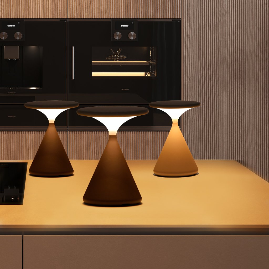 SableLume LED Lampe – Elegant og Trådløs Sable Form med Justerbart Lys Bonusvis