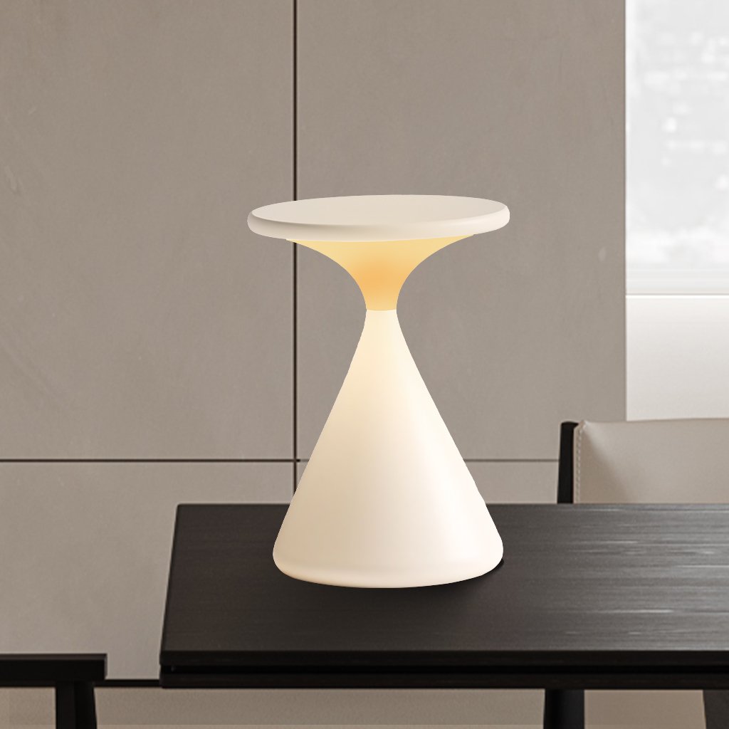 SableLume LED Lampe – Elegant og Trådløs Sable Form med Justerbart Lys Hvid Bonusvis