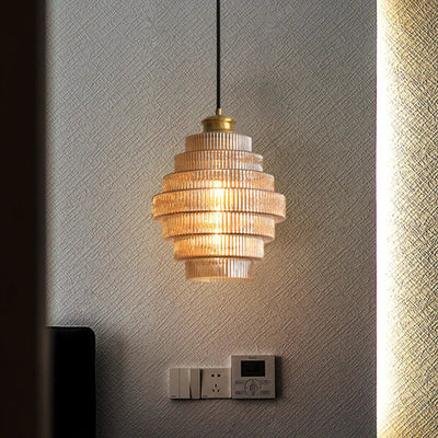 LumiFlask Messing Glas Pendellampe – Vintage Elegance til Dit Hjem Bonusvis