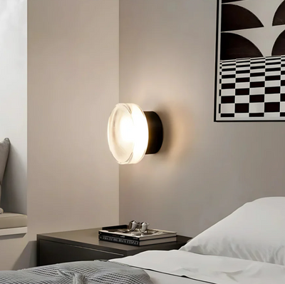 Hera Væglampe – Moderne LED Design i Metal, Glas og Akryl Bonusvis