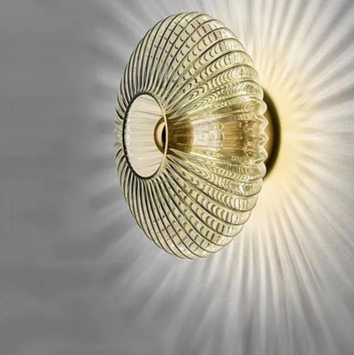 LumiVerre Væglampe i Glas – Elegant og Moderne Design med Ambient Lys Bonusvis