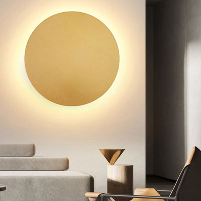 Moderne Ronde Væglampe – Elegant Metalfinish med LED Belysning Bonusvis