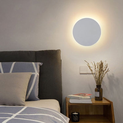Moderne Ronde Væglampe – Elegant Metalfinish med LED Belysning Bonusvis