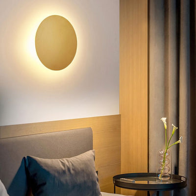 Moderne Ronde Væglampe – Elegant Metalfinish med LED Belysning Bonusvis