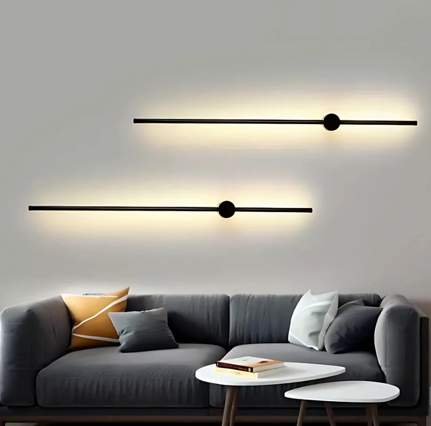 Sabre Væglampe – Moderne og Justerbar LED Belysning i Sort Satin Bonusvis