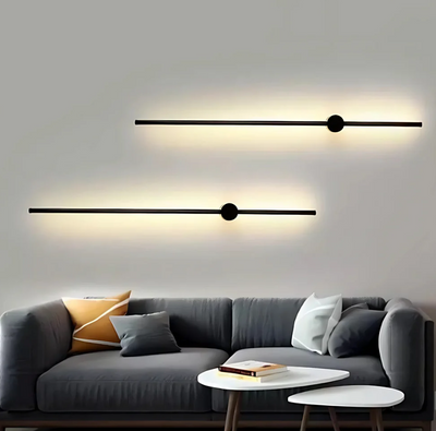 Sabre Væglampe – Moderne og Justerbar LED Belysning i Sort Satin Bonusvis