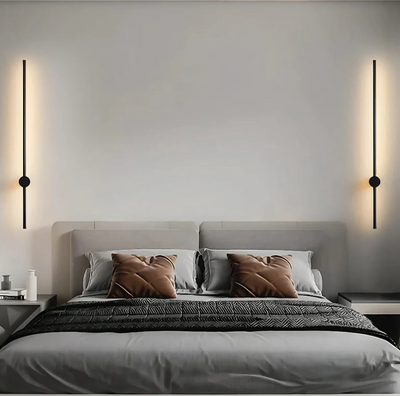 Sabre Væglampe – Moderne og Justerbar LED Belysning i Sort Satin Bonusvis