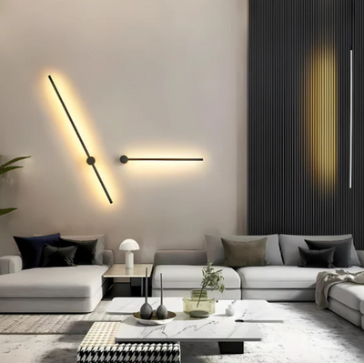 Sabre Væglampe – Moderne og Justerbar LED Belysning i Sort Satin Bonusvis