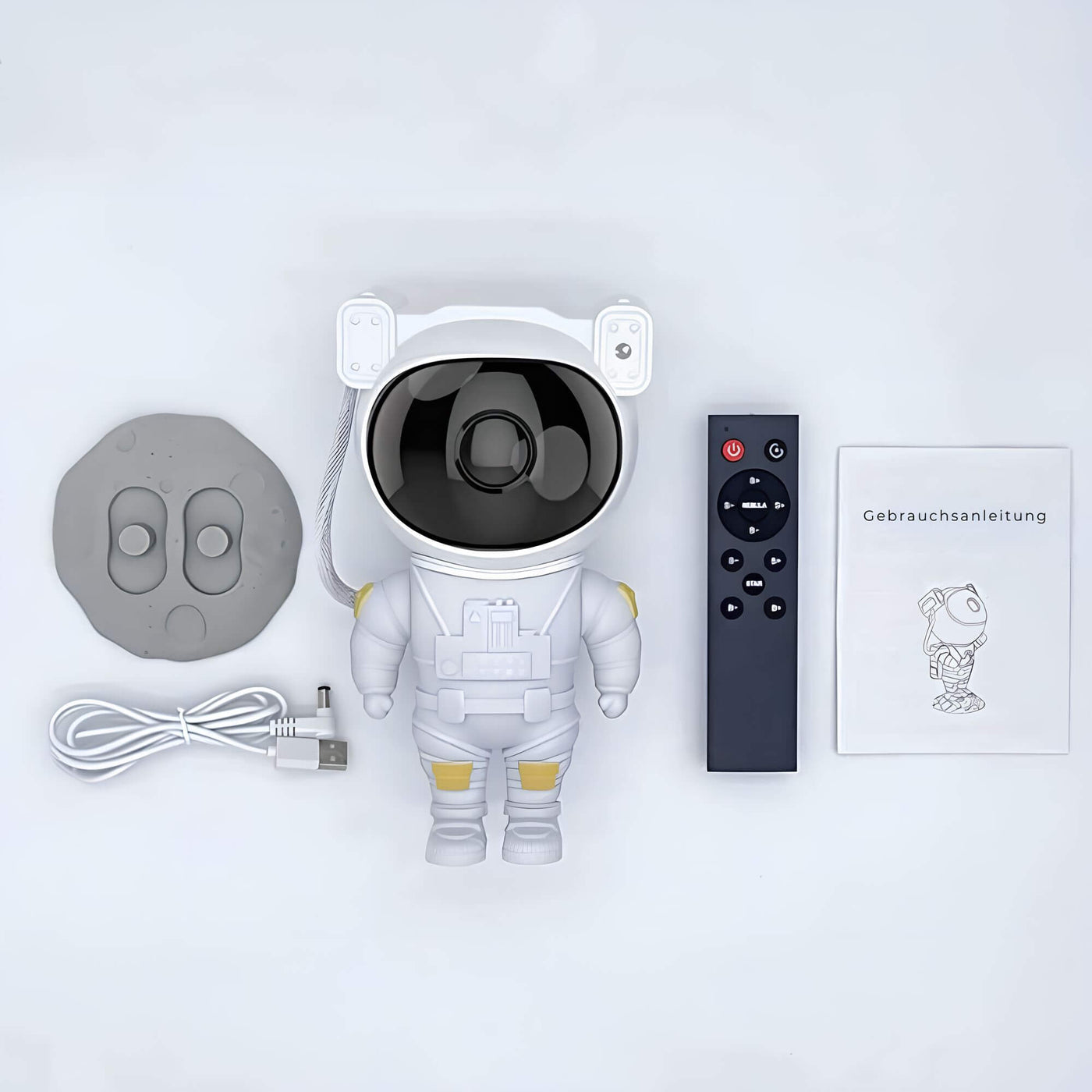 Astronaut Lampe – Stjerneprojektion LED til Magisk Atmosfære Bonusvis