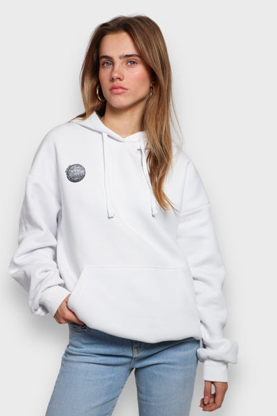 GlamShine Hoodie til Kvinder – Tøjet med Discoball Print og Komfort Bonusvis