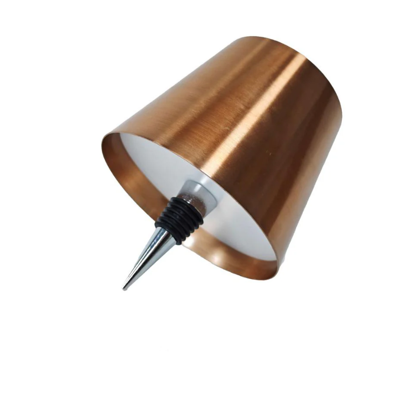 Lysflaske – Dekorativ Lampe med LED og Genopladelig Batteri Guld Bonusvis