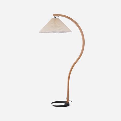 Caprani Gulvlampe – En Ikonisk Fusion af Skandinavisk Design og Naturlige Materialer ∅ 28.4″ x H 59″ Dia 72cm x H 150cm Bøgetræ+Hvid Bonusvis