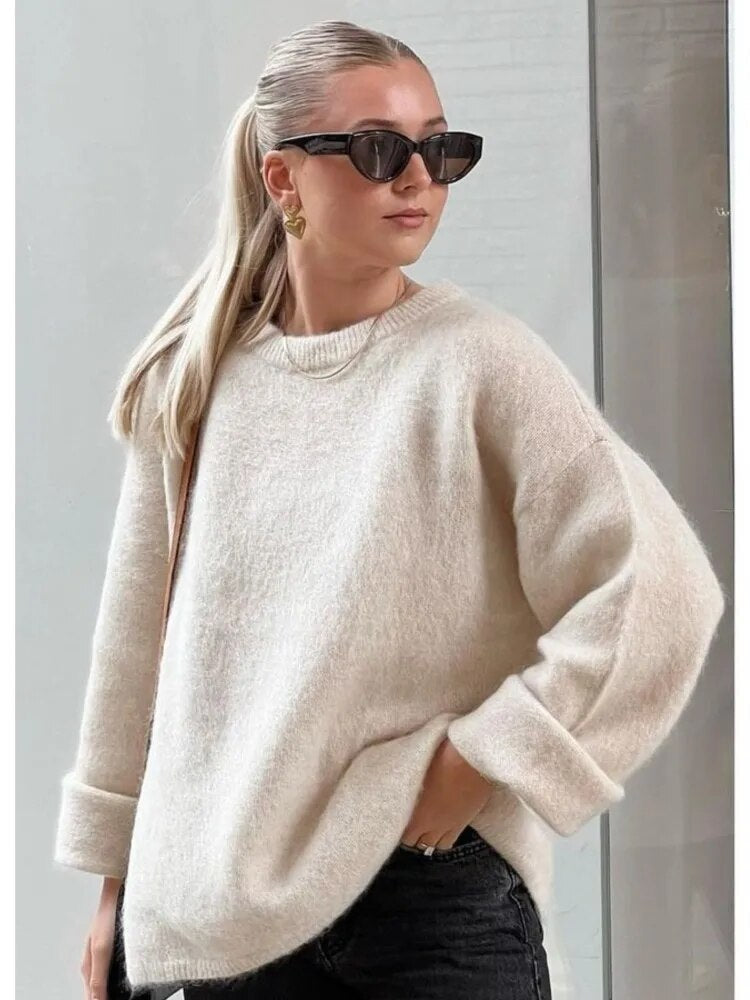 Clara Pullover – Elegant og Komfortabel Strik til Alle Sæsoner Bonusvis