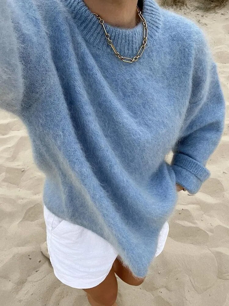 Clara Pullover – Elegant og Komfortabel Strik til Alle Sæsoner Bonusvis