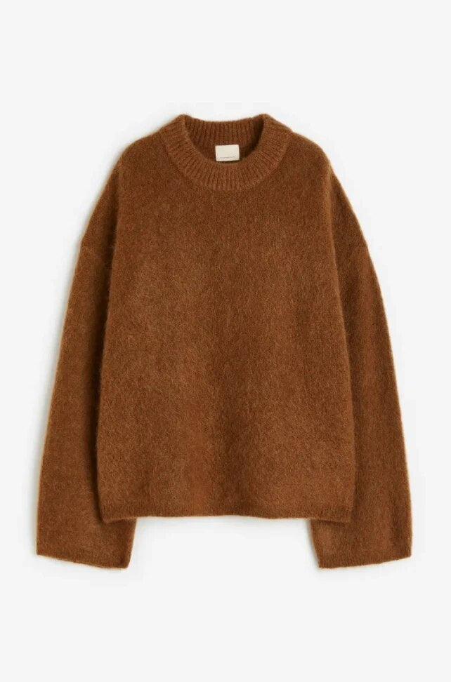 Clara Pullover – Elegant og Komfortabel Strik til Alle Sæsoner Brun Bonusvis