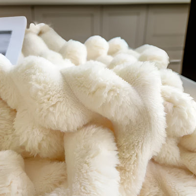Superblød Fleece Plaid – Luksus og Komfort til Din Sofa Bonusvis