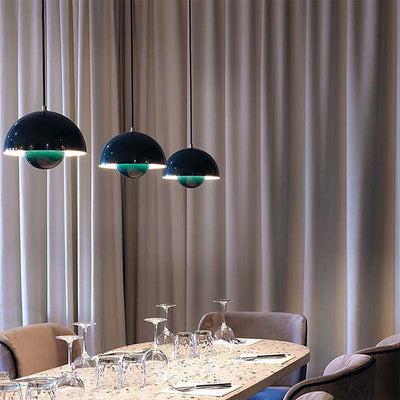 FlowerGlow Pendellampe i Skandinavisk Stil – Justerbar Loftslampe med Urtepotteformet Design Bonusvis