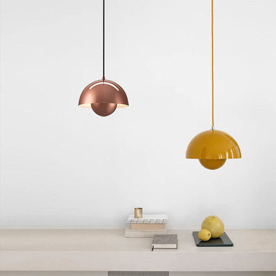 FlowerGlow Pendellampe i Skandinavisk Stil – Justerbar Loftslampe med Urtepotteformet Design Bonusvis
