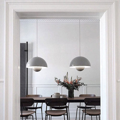 FlowerGlow Pendellampe i Skandinavisk Stil – Justerbar Loftslampe med Urtepotteformet Design Bonusvis