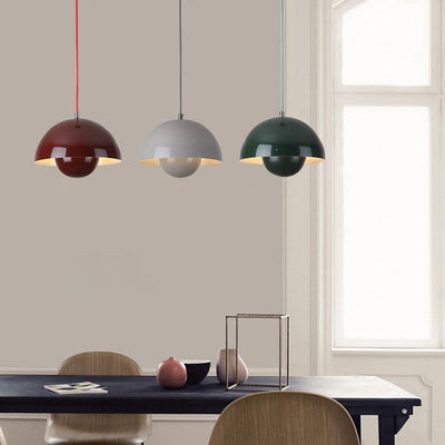 FlowerGlow Pendellampe i Skandinavisk Stil – Justerbar Loftslampe med Urtepotteformet Design Bonusvis