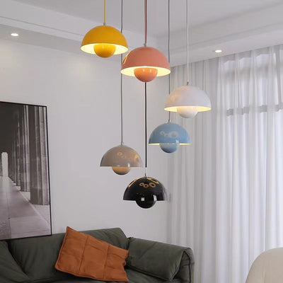 FlowerGlow Pendellampe i Skandinavisk Stil – Justerbar Loftslampe med Urtepotteformet Design Bonusvis
