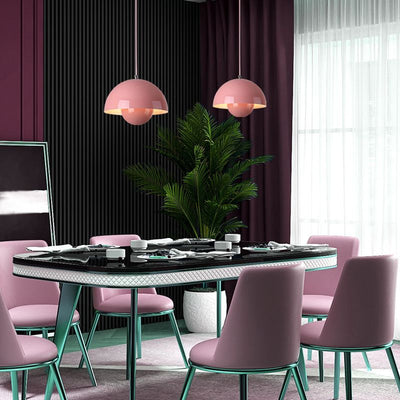 FlowerGlow Pendellampe i Skandinavisk Stil – Justerbar Loftslampe med Urtepotteformet Design Bonusvis