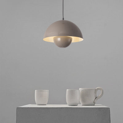 FlowerGlow Pendellampe i Skandinavisk Stil – Justerbar Loftslampe med Urtepotteformet Design Bonusvis