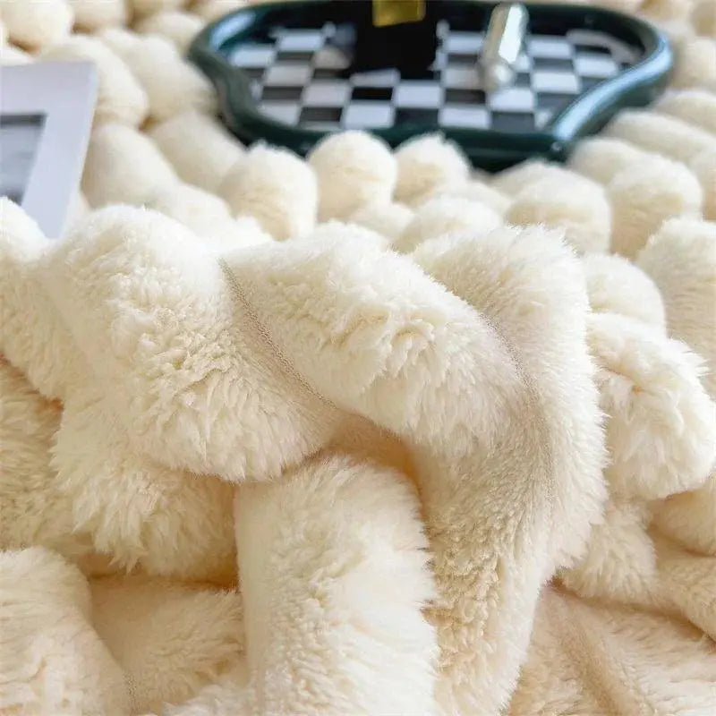 ComfortCuddle | Plysset & Hyggeligt Fleece Tæppe Bonusvis