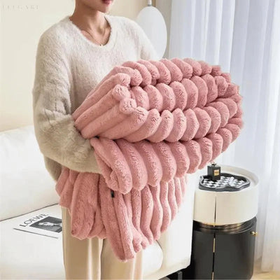 ComfortCuddle | Plysset & Hyggeligt Fleece Tæppe Bonusvis