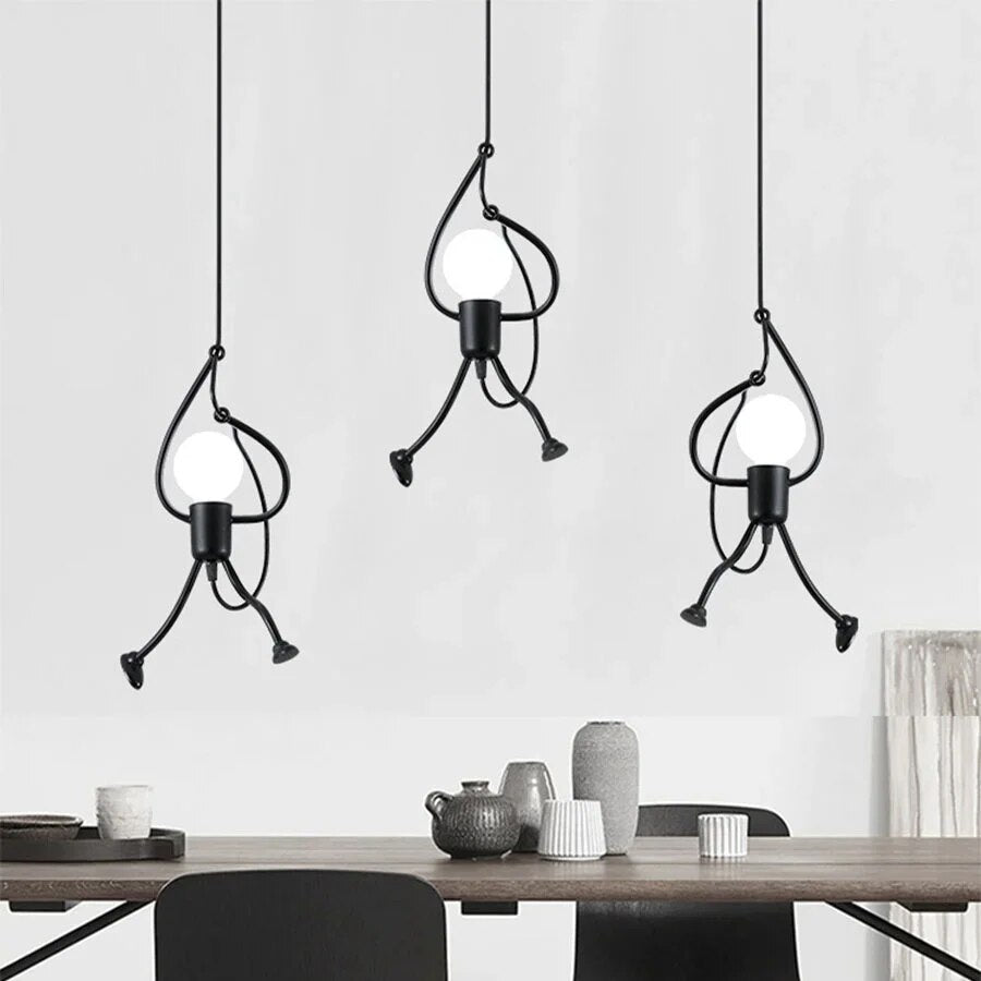 Originale Væglampe – Design i Metal og Træ, Rød og Guld Bonusvis
