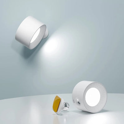 ELORA Trådløs Væglampe – Minimalistisk Design med Justerbart LED Lys Hvid Bonusvis