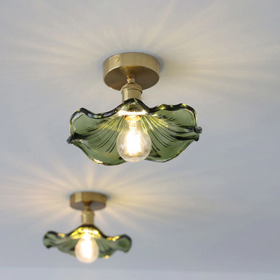 Hibiscus Loftlampe – Blomsterinspireret Design i Glas og Metal Bonusvis