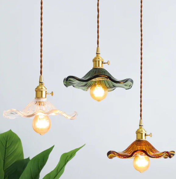 FleurLumi Hængelampe – Elegant Hibiscus Design til Moderne Belysning Bonusvis