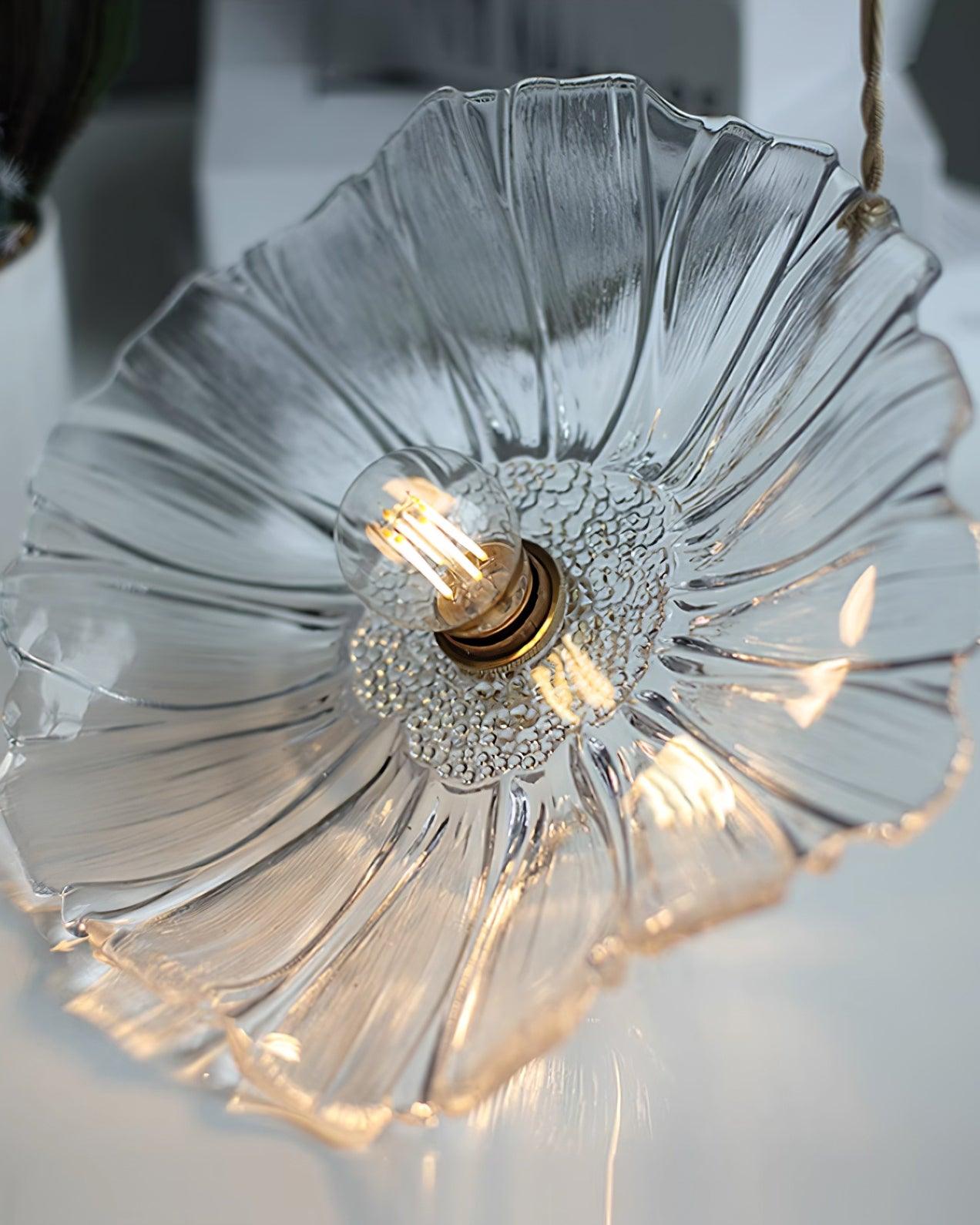 LumiFlora - Elegant pendellampe i glas med retro charme Bonusvis