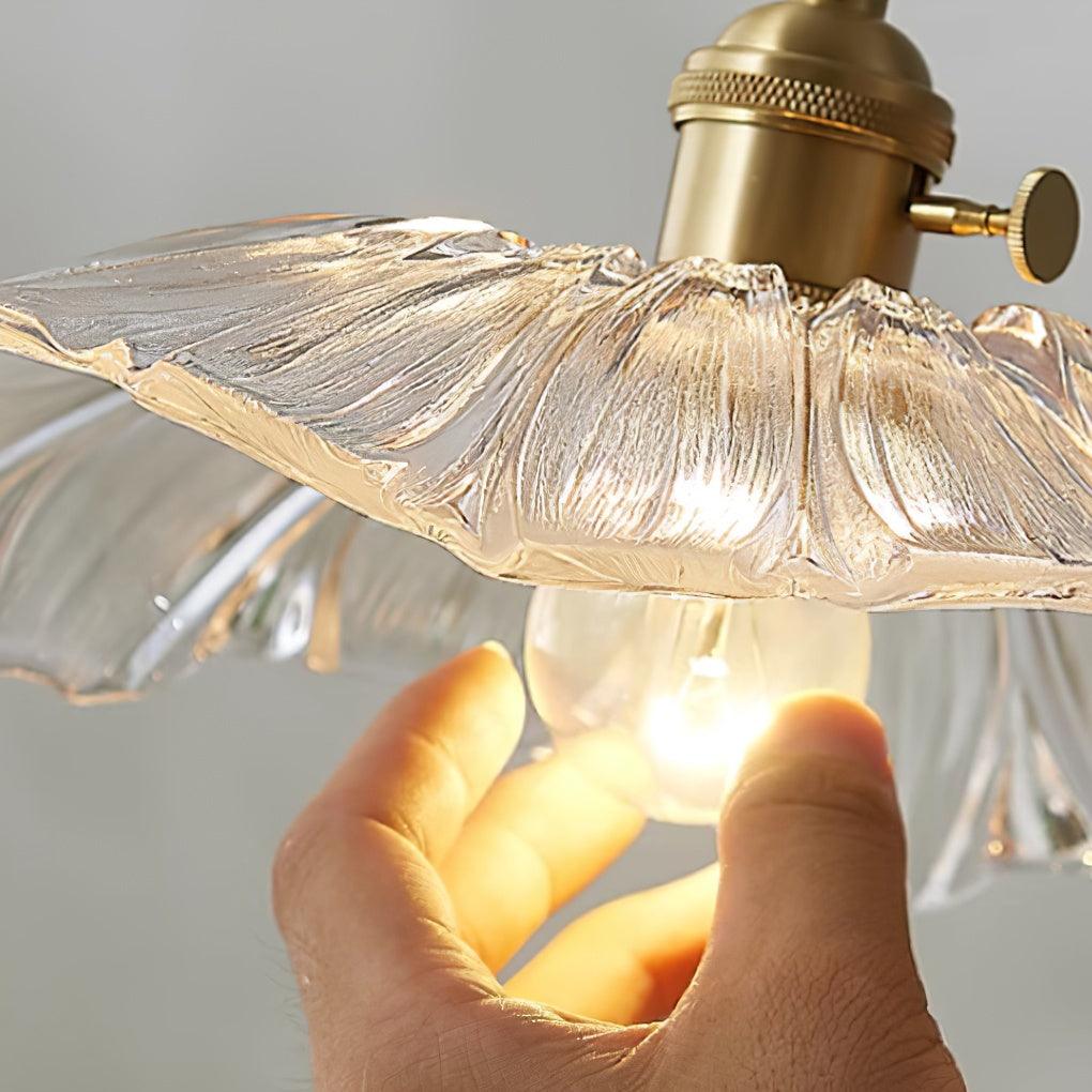 LumiFlora - Elegant pendellampe i glas med retro charme Bonusvis