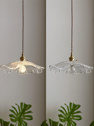 LumiFlora - Elegant pendellampe i glas med retro charme Bonusvis