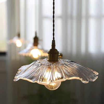 LumiFlora - Elegant pendellampe i glas med retro charme Bonusvis