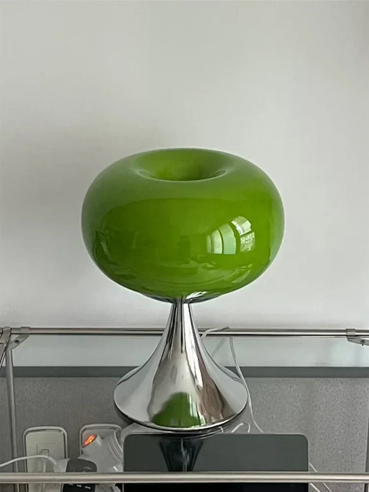 Æble-bordlampe i antik stil Bonusvis