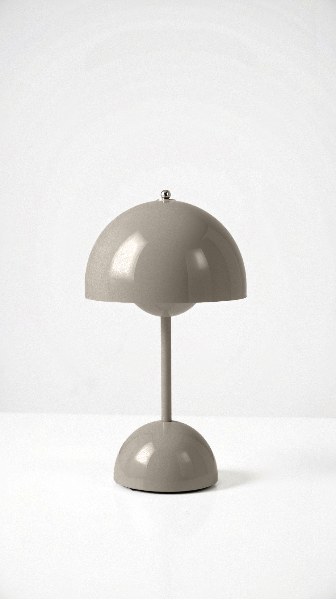 Elegant Lampe Bord – Minimalistisk Design med Justerbart Lys Grå Bonusvis