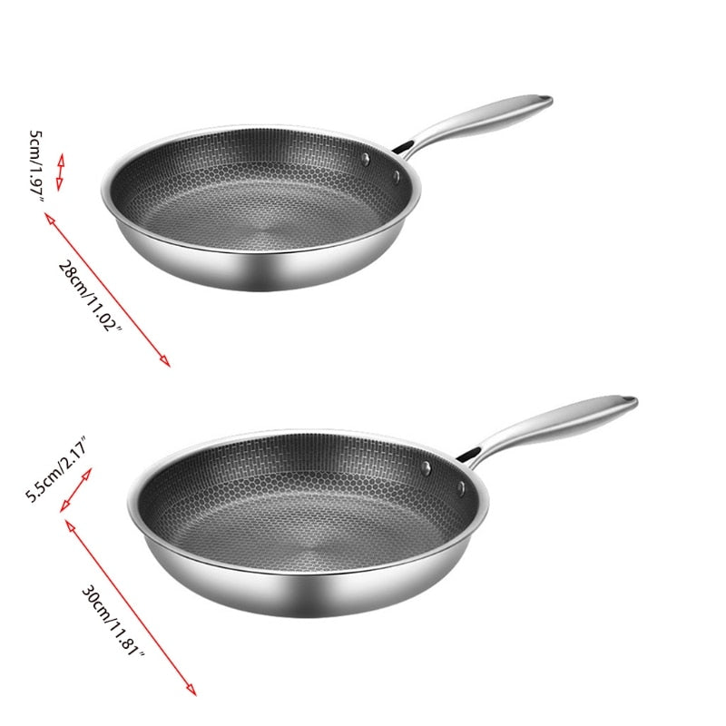 CuisinePro Stegepande – Antiadhesiv, Rustfrit Stål til Professionel og Effektiv Madlavning Bonusvis