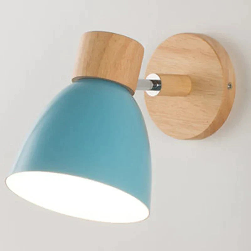 ChromaWood | Stilfuldt Nordisk Design Væglampe Blå Bonusvis