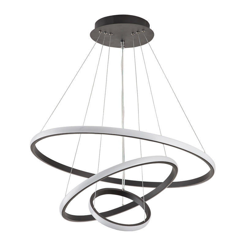 LumiRing - Moderne loftslampe med justerbar belysning og 3 ringe Bonusvis