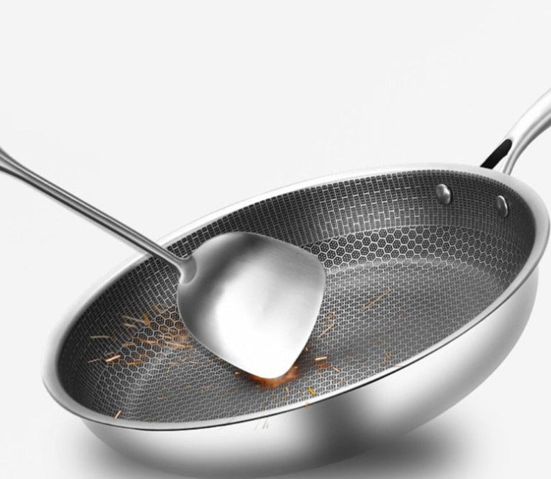 CuisinePro Stegepande – Antiadhesiv, Rustfrit Stål til Professionel og Effektiv Madlavning Bonusvis