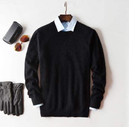 Cachemire Pullover til Mænd – Luksus og Komfort til Alle Anledninger Sort - V-hals Bonusvis