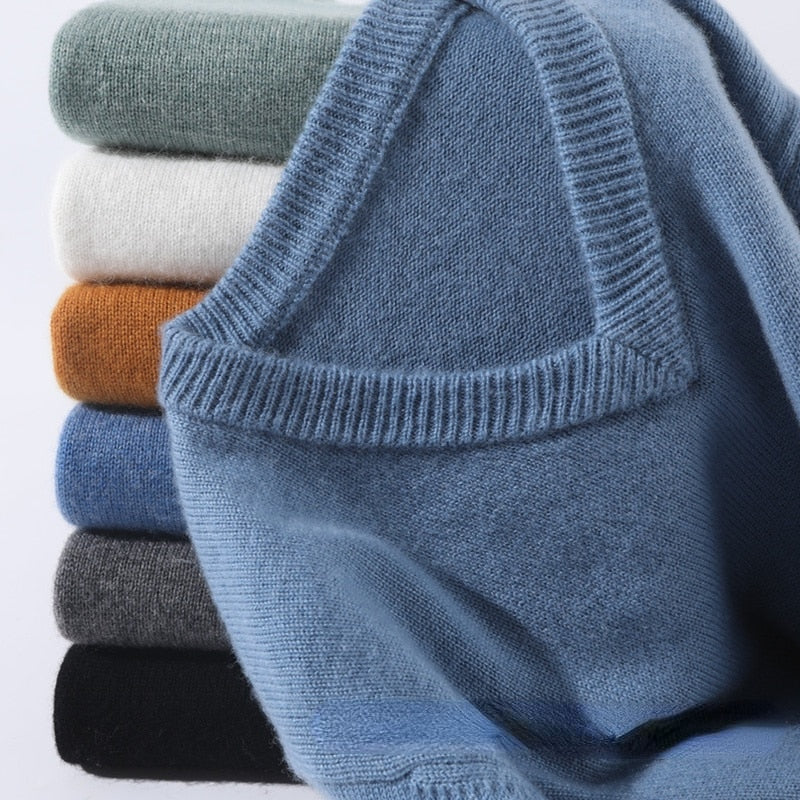 Cachemire Pullover til Mænd – Luksus og Komfort til Alle Anledninger Bonusvis